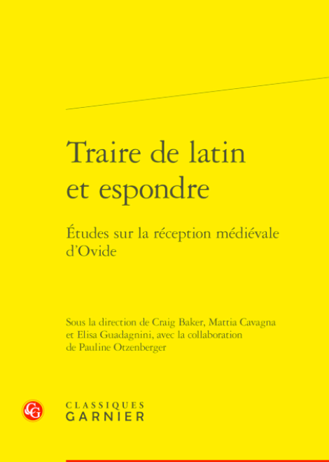 Traire du latin et espondre